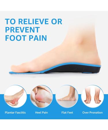 3ANGNI Plantar Fasciitis Insoles for Men & Women - Arch Support Orthotics for Foot Pain Relief Flat Feet & High Arch Heavy Duty Support for All-Day Comfort (XS Sizes 3-4.5 Men / 5-6.5 Women - Buy Online on GoSupps.com