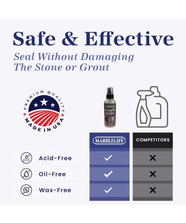 Buy Granite Sealer 4oz | Premium Protection for Natural Stone - International Shipping Available - Buy Online on GoSupps.com
