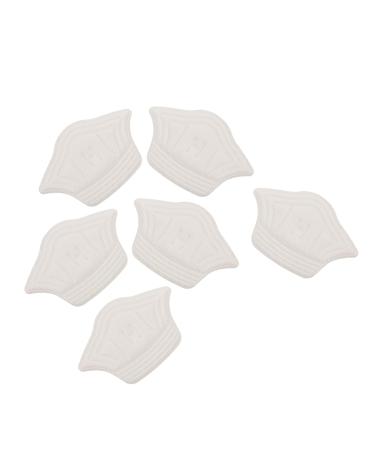 FRCOLOR 15 Pairs Cuttable Half Size Stickers High Heel Pad Heel Grips for Women Shoes Womens Shoes Heels Heel Cushion Foot Comfort Pads Stickets White Accessories Sponge Women's Can Be Cut