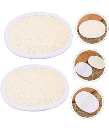 8 Pcs Natural Bath Sponge & Loofah Set - Exfoliating Bathing Sponges Gloves & Pads for Oil Removal - Buy Online on GoSupps.com