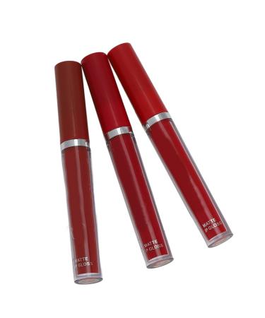 3PC Lipstick Set - Long-Lasting Matte Liquid Lipstick | Waterproof Lip Gloss for Teens | Non-Stick Cup Makeup - Buy Online on GoSupps.com