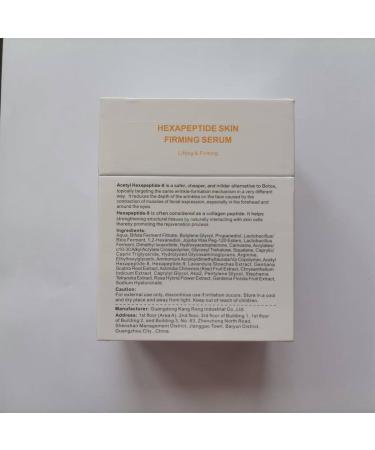 Firming Skin Serum with Acetyl Hexapeptide-8 Hexapeptide-9 Carnosine - Moisturizing Hydrating and Antioxidant for Fine Lines 15 Pcs/Box Ampoules 0.51 Fl Oz (Pack of 1) - Buy Online on GoSupps.com