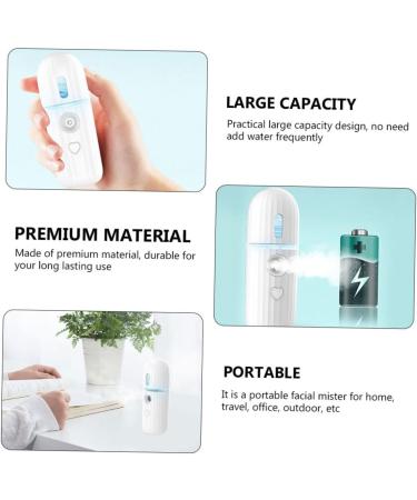 Mipcase 2pcs Moisturizing Sprayer Mini Humidifier Face Spa Steamer Handy Moisturizing Mist Sprayer - Buy Online on GoSupps.com