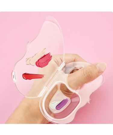 Clear Makeup Palette Foldable Multifunctional Foundation Palette Makeup Accessories Foundation Mixing Palette for Manicure Cream - Buy Online on GoSupps.com