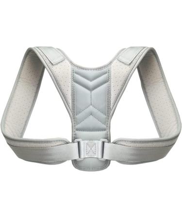 Posture Corrector Adjustable Back Shoulder Posture Corrector Belt Back Support Belt Back Corrector Shoulder Spine Brace Shape Body Anti Jerk Back Posture Light Gray-X-Large Light Gray-X-Large(Black)