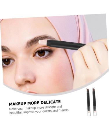 Mikinona 2pcs Eye Shadow Pens Eye Shadow Makeup Eye Brushes for Eyeshadow Eye Brushes for Makeup Abs Black - Buy Online on GoSupps.com