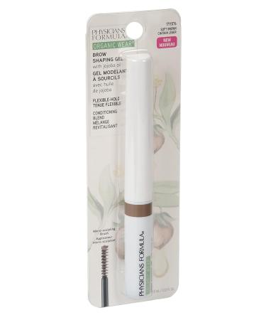 Physicians Formula Organic Wear Brow Gel - Soft Brown 0.12 Fl Ounce - Buy Online on GoSupps.com
