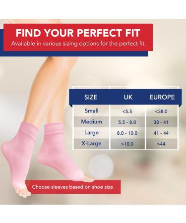 Copper Infused Foot Compression Sleeves/Plantar Fasciitis Socks PAIR with Doctor Written Handbook M - Pink - Buy Online on GoSupps.com