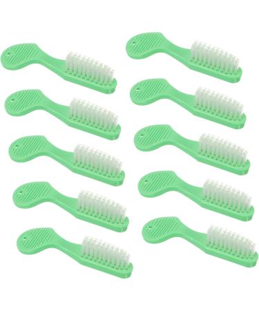 FRCOLOR Teeth Cleaning Set - 40 Disposable Toothbrushes for Travel | Deep Cleaning Green Toothbrushes (4 Pcs) - Ideal for International Shipping - Buy Online on GoSupps.com
