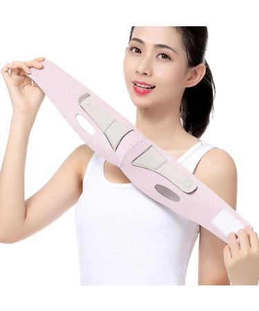MAGICLULU Slimmer Chin Lift Band V Thin -lifting Artifact Chin Cheek Slim Thin Masseter Chin Peel off Belt Facial Slimming Thin Noodles Pink Care - Buy Online on GoSupps.com