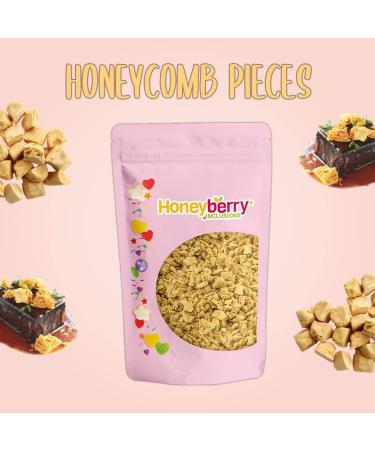 Plain Crunchy Honeycomb Pieces - 5-10mm - 100g - Vegan and Coeliac Friendly - Ideal Inclusion/Topper for ice cream and desserts. - Buy Online on GoSupps.com