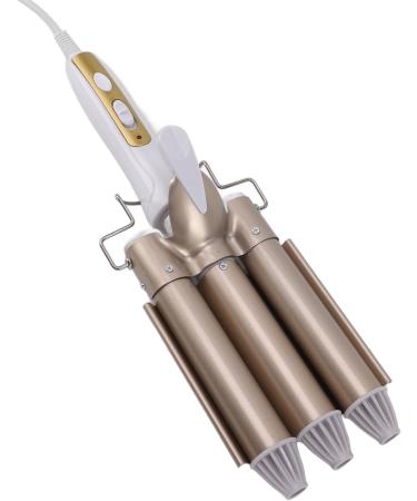 3 Barrel Fast Heating Hair Curler | US Plug 110-240V | Fluffy & Wavy Hairstyles - Buy Online on GoSupps.com