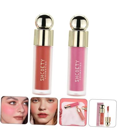 Mikinona 2pcs Hydrating Blush Cream Blush Blouses for Blendable Blush Soft Creamy Blush Cheek Liquid - Buy Online on GoSupps.com