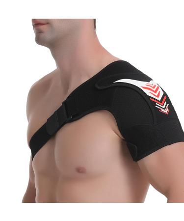 Shoulder Support Brace | Arm Bracelet Upper Arm - Adjustable Shoulder Brace Shoulder Strap Pad Arm Bracelet Upper Arm Breathable Design For Women Men For Everyday Activities Red - Buy Online on GoSupps.com
