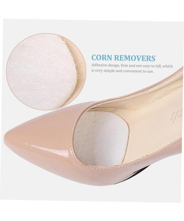 Mobestech 6 Sheets Tongue Sticker Corn Removers Metatarsal Support Lint Forefoot Mat High Heel Cushion Pad High Heel Insert Half Sole Pads Flannel White Sports Shoes Sticker - Buy Online on GoSupps.com