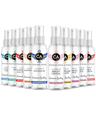 CA Perfume Spray Top 10 For Women In June (Bright Crystal + Light Blue Her + SiSi + Chancellor Tendre + Mademoiselle + Angel + Millionaire for Lady+ Madison Avenue + Flowerbloom + Black Opinum) Top 10 CA Perfume Spray For Women In June 2020