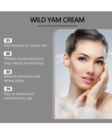  VKaoess Wild Yam Body Cream - Organic Wild Yam Cream Vegetable Body Cream with Lavender and Coconut Oil Moisturizing Face and Body Care for All Skin Types (8 Boxes) - Buy Online on GoSupps.com
