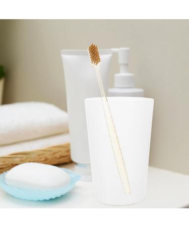 Buy Nolitoy Travel Toothbrush Set - 12 Portable Soft Toothbrushes for Kids & Adults | Wide Brush Head & Clear Handle - International Shipping Available - Buy Online on GoSupps.com