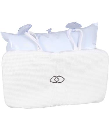 SUPVOX Bath Tub Spa Pillow - White Headrest for Neck, Shoulder & Back Support - Buy Online on GoSupps.com