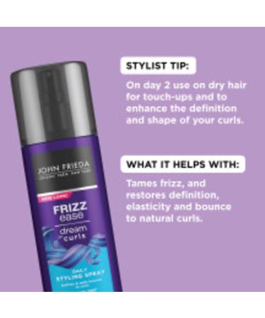 John Frieda Frizz-Ease Dream Curls Daily Styling Spray - 6.7 oz Natural 6.7 Ounce (Pack of 1) - Buy Online on GoSupps.com