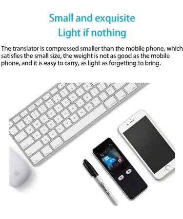 Voice Translator Devices Language Translator Device Smart Language Voice 2.4 Inch Touch Screen 44 Languages WiFi Pocket Electronic Translators Learning Traveling Shopping Needed Hopeful Vision - Buy Online on GoSupps.com