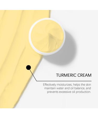  CongRong Turmeric face cream all-natural lotion for radiant skin for dark spots evens skin tone firms reduces wrinkles with vitamin C moisturizing cream (6PCS) - Buy Online on GoSupps.com