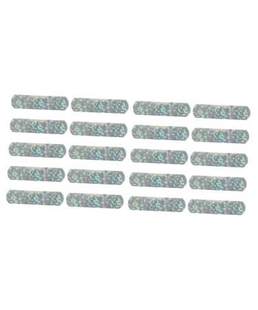 FRCOLOR 20 Pcs Band- Patch Patches Kids Glitter Bandages Small Cute Bandages Wrap Daily Use Strip Fabric Woven Pe