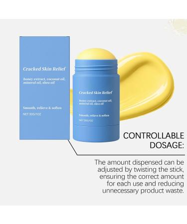 Heel Balm Stick | 30g Skin-Softening Care Butter Moisturizing Foot Cream | To Soften Dry Areas of the Body Recommended for the Whole Family - Buy Online on GoSupps.com