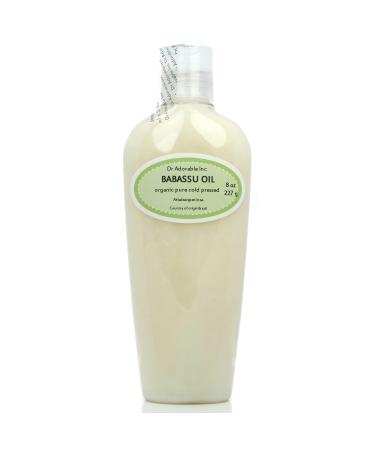 8 Oz Babassu Oil 100% Pure Organic Cold Pressed For Skin Hair Moisturizing