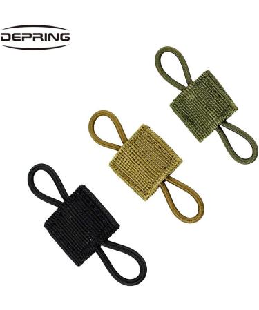 Depring Pack of 10 Tactical Gear Holder Clips for Molle Webbing - Black - Buy Online on GoSupps.com