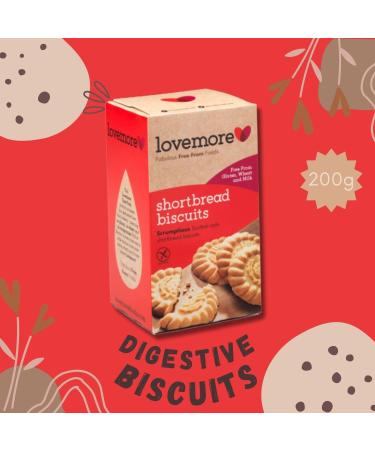 Lovemore Gluten-Free Cookies Biscuit Pick N Mix | Choose From 7 Flavours | Choc Chip Custard Creams Digestives Jammy Wheels O'Chocos Stem Ginger Shortbread - Pack of 3 - Buy Online on GoSupps.com