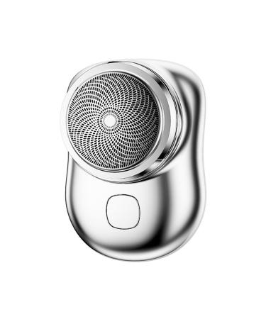 Blitzpro Mini Electric Shaver Blitzpro Mini Portable Electric Shaver Pocket Size Electric Shaver for Men Women Rechargeable Easy One-Button Waterproof Electric Razor for Travel (#D)