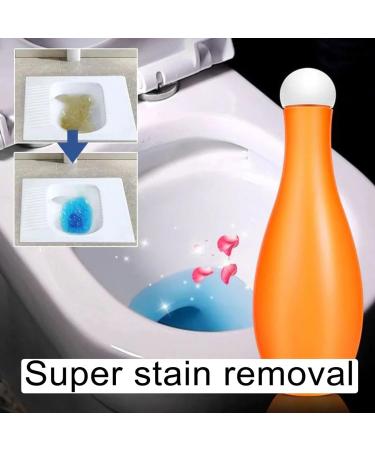 Bowling Blue Bubble Toilet Bowl Cleaner Toilet Fresheners Deodorizing and Descaling Automatic Long-Lasting Toilet Bowl Cleaner in Bottle (1) - Buy Online on GoSupps.com