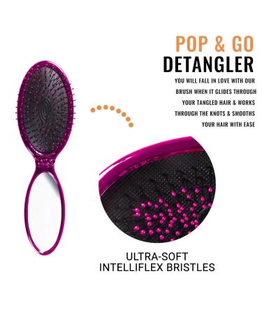 Wet Brush Pop & Go Detangler Hair Brush - Pink, 1 Count - Buy Online on GoSupps.com