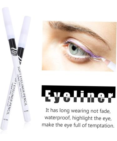 Ipetboom 12pcs Eyeliner Pencil Highlighter White Eyebrow Mapping Pencil Makeup Eyeliner Applicator Cosmetic - Buy Online on GoSupps.com