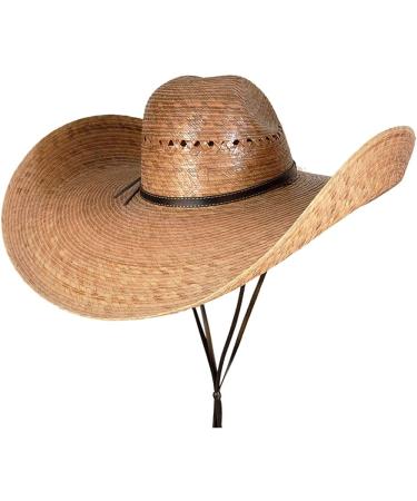 SOLID WING Oversized Western Cowboy Straw Hat - Natural - Buy Online on GoSupps.com
