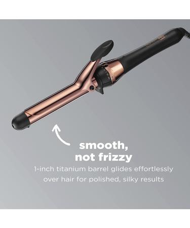 INFINITIPRO BY CONAIR 1-Inch Rose Gold Titanium Curling Iron for Classic Curls - Ideal for Short, Medium, and Long Hair - Buy Online on GoSupps.com