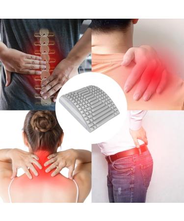 Back & Neck Extensor Device | 2-in-1 Back Trainer & Massager for Alignment & Relaxation - Gray - Buy Online on GoSupps.com