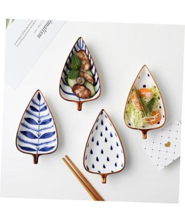 MAGICLULU 3pcs Sauce Dish Food Sauce Cups Kitchen Appetizer Plate Milk Heating Pot Condiment Dish Sauce Dipping Bowls Dip Bowls Platter Trays Hide a Key Rock Snack Ceramics Ceramic Plate 14.8X8.4X2.5CM Assorted Color - Buy Online on GoSupps.com