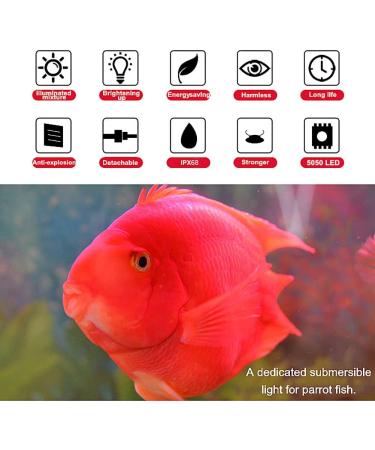 MQ 8-36 inch Submersible LED Aquarium Light - Color Changing Fish Tank Light with Remote Control | IP68 LED Lights Bar for 10-45 inch Fish Tank - Buy Online on GoSupps.com