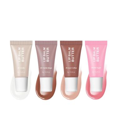 4pcs Deeply Moisturizing Lip Balm For Soft And Smooth Lips For Dry Or Sensitive Skin Repairing And Hydrating Care Daily Protection