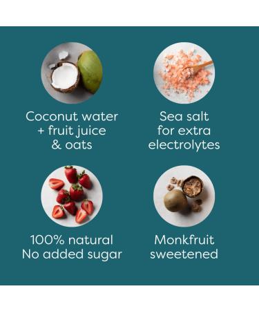Greater Than Electrolyte Powder Packets - Hydration Drink Mix with Organic Coconut Water & Strawberry Juice - Electrolytes Supplement, No Sugar, Gluten Free - 14 Pack - Buy Online on GoSupps.com