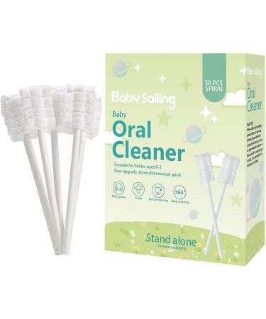 Tacery Mouth Cleaning Pencil for Newborns | 30 Count Tongue Cleaner Toothbrush | Three-Dimensional Travel & Home Oral Care Device - Buy Online on GoSupps.com