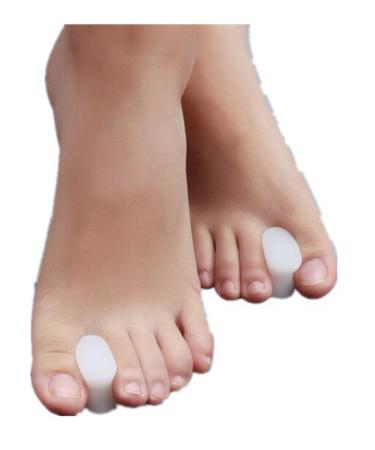 Boowhol toe spreader hallux valgus corrector silicone protectors toe separators two toes separator (m / 3 * 1.8 * 2.3c) m / 3 * 1.8 * 2.3c