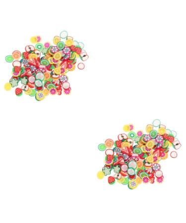 FOMIYES 8 Packs Nail Art Polymer Clay Fruit Pattern Appliques Embellishments Diy Fruit Nail Art Diy Nail Decoration Fruit Nail Art Slice Craft Making Beads Resin Fruit Slices Manicure 3d