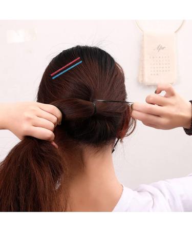 50 Multi-Coloured Metal Hair Clips with Storage Box - 5.5 cm | International Shipping Available - Buy Online on GoSupps.com