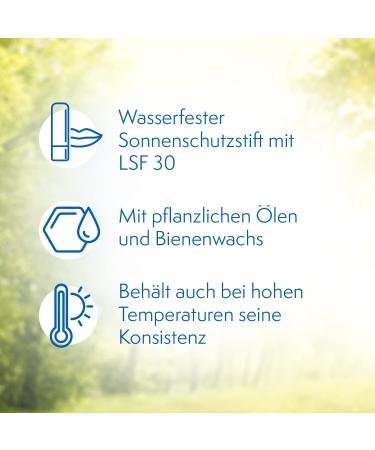 Ladival Active UV Protection Pen LSF 30 | Lip Care with UVA & UVB Waterproof Natural Oils & Vanilla Flavor 4.8g - Buy Online on GoSupps.com