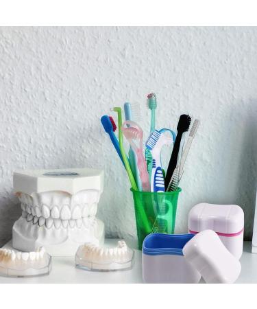 Katmerio Dentures Case 2PC Leak-Proof Containers for False Teeth | Portable Hygienic Storage Solution - Buy Online on GoSupps.com