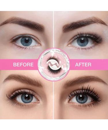 Jenna Lyons Eyelashes 3Pairs Jenna Lyons False Eyelashes Lashbuddy Self-Adhesive Eyelashes Reusable Self Sticking Kaylash Reusable Self Adhesive Eyelashes Natural Look - Waterproof (3pcs 123Mix) - Buy Online on GoSupps.com
