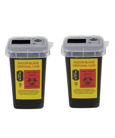 FOMIYES 10-Pack Razor Blade Storage Box | Safe & Secure Waste Container for Sharp Blades | Durable Recycling Solution - Buy Online on GoSupps.com